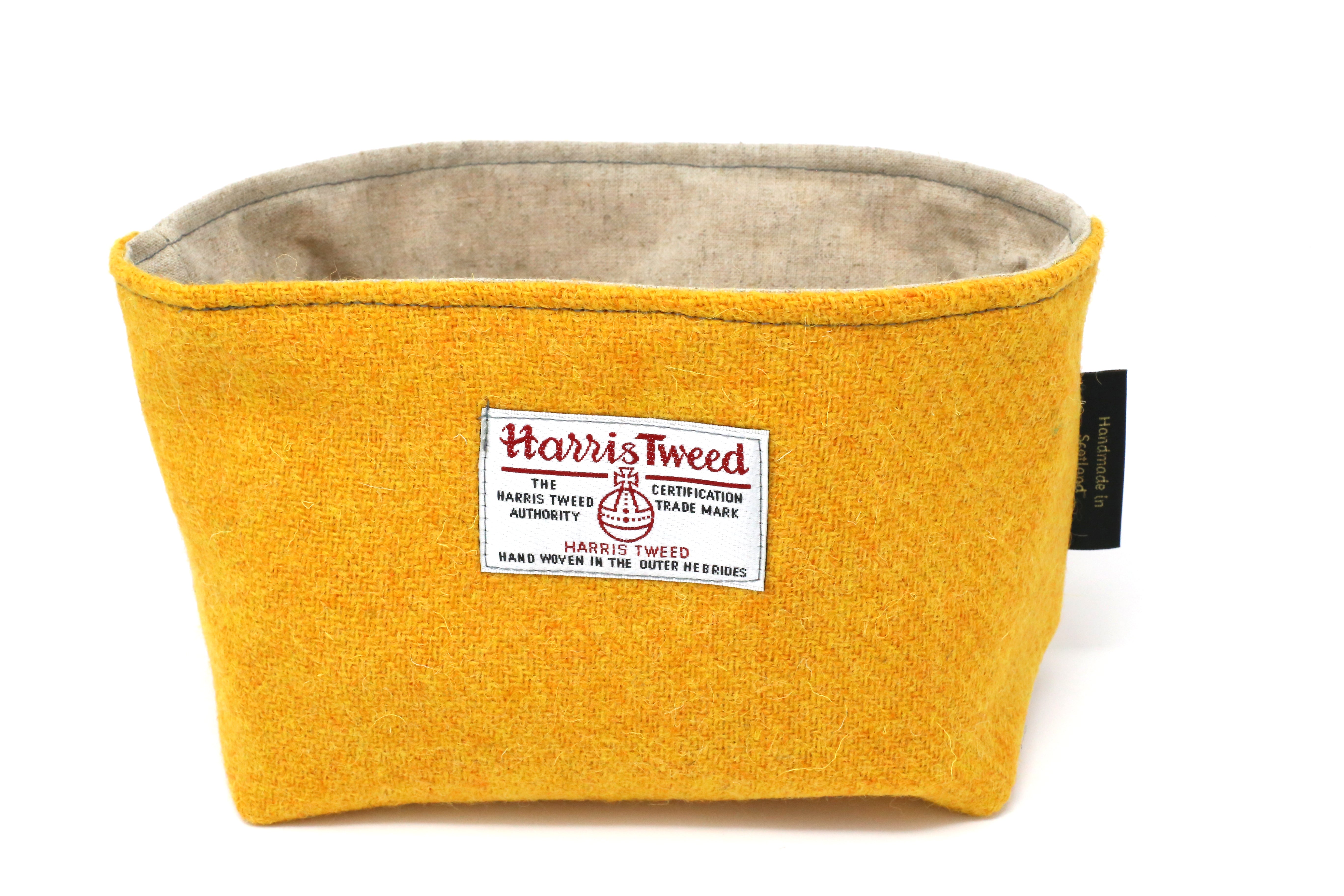 Harris Tweed Linen Basket