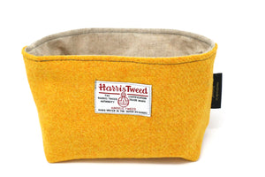 Harris Tweed Linen Basket