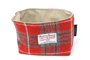 Harris Tweed Linen Basket