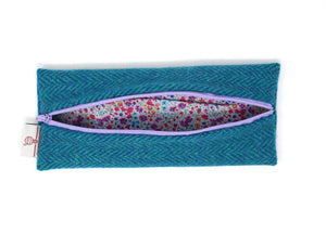 Liberty Tanjore Gardens Tile Navy Pencil Case From Galison